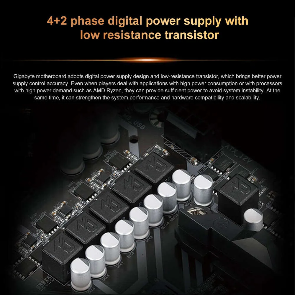 Ryzen 5 5500 Motherboard: Gigabyte B450M DS3H V2 + AMD Ryzen 5