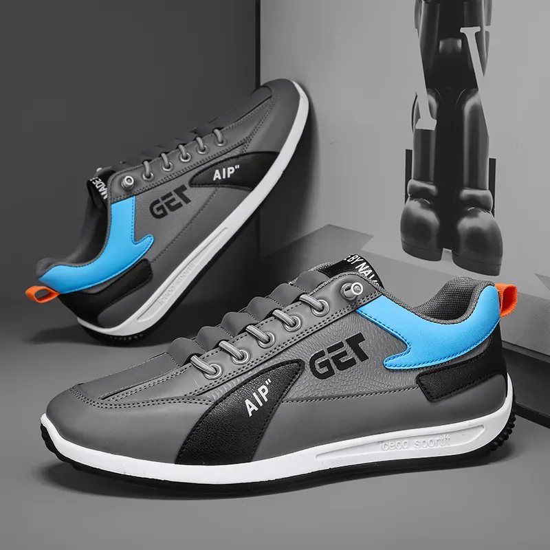 Casual Shoes For Men Trendy And Versatile Forrest Gump Men Shoes Autumn One Foot Sports Casual Board Shoes Bean Shoes I07t#_vogvips.com