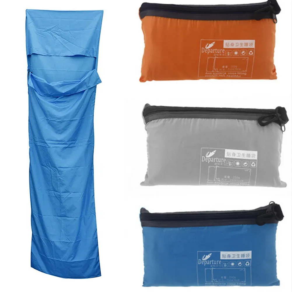 Gear Outdoor-Schlafsack-Liner, Polyester, tragbar, Einzelschlafsäcke, Camping, Reisen, gesunder Outdoor-Hotel-Schlafsack