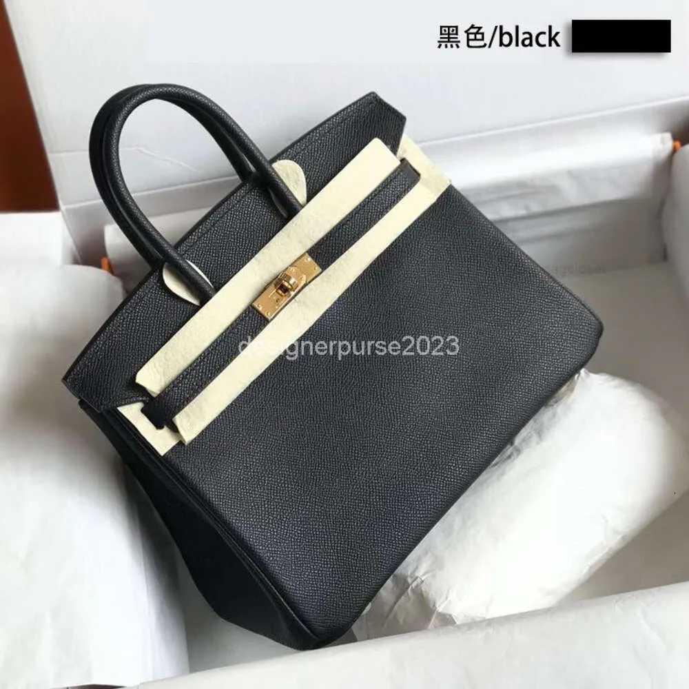 2024 Tote Thread Lady Klassieke Tas Designer Top Lychee Tassen High End Layer Kwaliteit Togo Echt Echt Kalfsleer Handtas Slot Dames KMUY3CF4 WP6Y