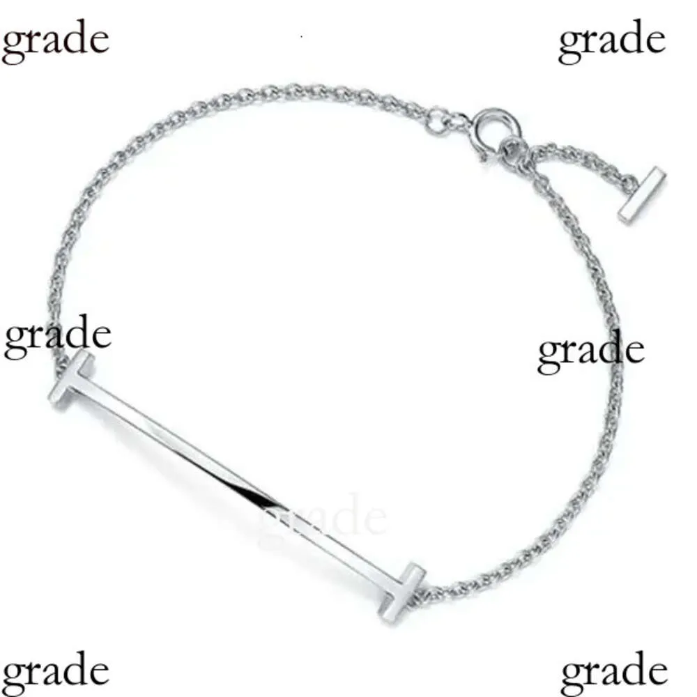 Tiffancy Bracelet Designer Classic TiffanyBracelet S925 Sterling Silver Double Plateペンダント