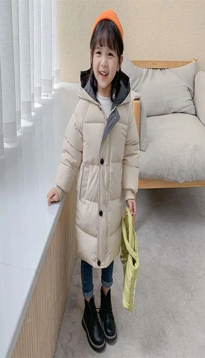 Girls Kids Down Coat Jacket Overcoat Cotton 2022 Plus Thicken Winter Warm Outwear Sports Children039s Clothing4612258