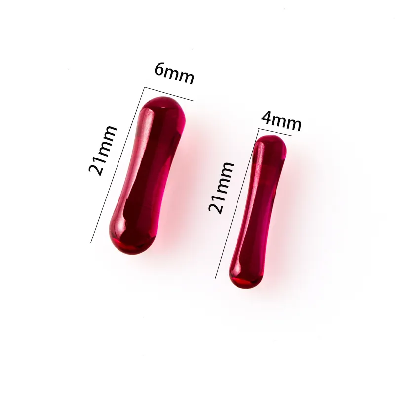 Новые рубиновые таблетки, вставка 6 мм * 21 мм и 4 мм * 21 мм, подходят для Terp Slurp, кварцевые гвозди, стеклянные бонги, Dab Rigs