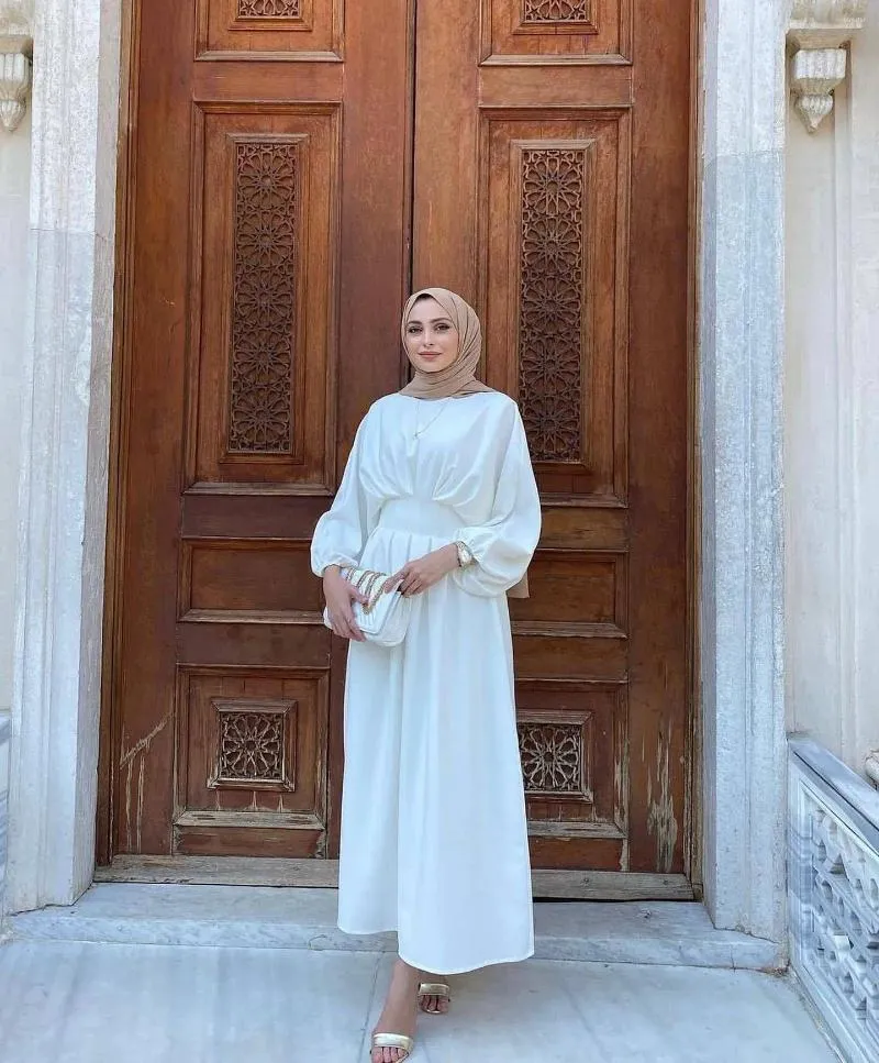 Etnische kleding bescheiden jurk abaya ramadan musulman maxi gewaad dubai kalkoen kaftan islamitische moslim voor vrouwen tuniek caftan vestidos