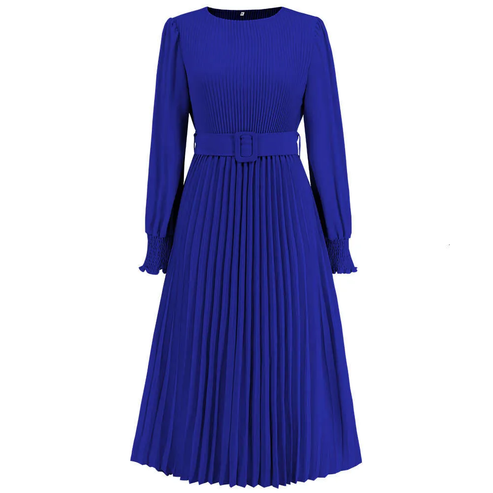 chinese dress ladies Long-Sleeve Bubble Hem Mini Dress in Black - 4