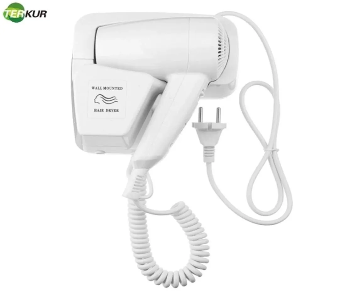 1300W Wallmounted Hair Dryer el Negative Ion Blower Strong Wind Bathroom Toilet Homestay Hairdryer Household Drying Tools 2205172910842