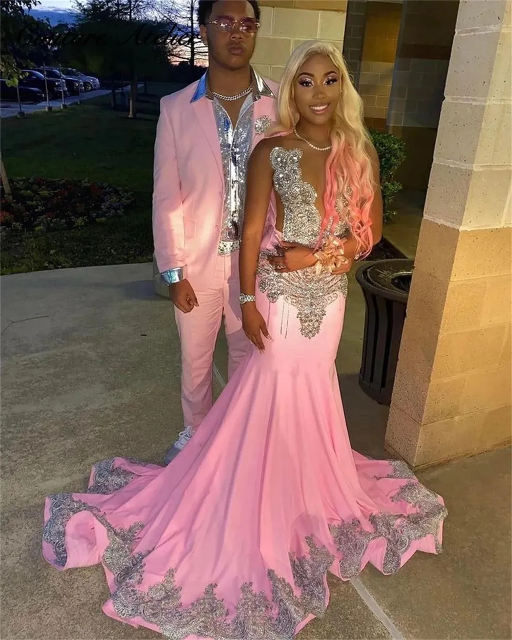 Sparkly Pink Mermaid Prom Dress: Luxury Lace & Crystal Beading, Perfect for  . Shop Now! Best Seller from Dhgate Prom Dresses - price 179.66