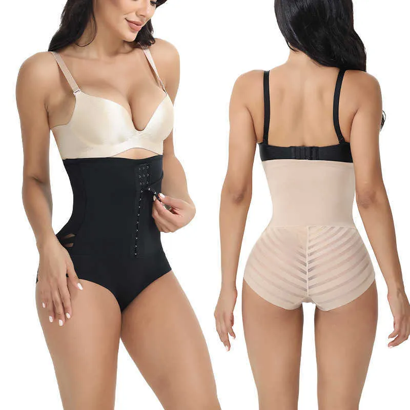 Cintura barriga shaper nova primavera alta calças de barriga apertada respirável renda roupa interior forte fivela barriga apertada corpo moldar calças