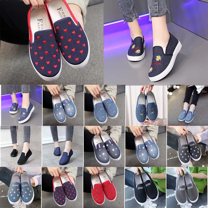 Diseñador Zapatos casuales Hombres Mujeres Sta Zapato bajo Blanco Plata Marrón Marfil Negro Camo Púrpura Naranja Marrón Beige Azul marino Moda para mujer Tren Correr GAI