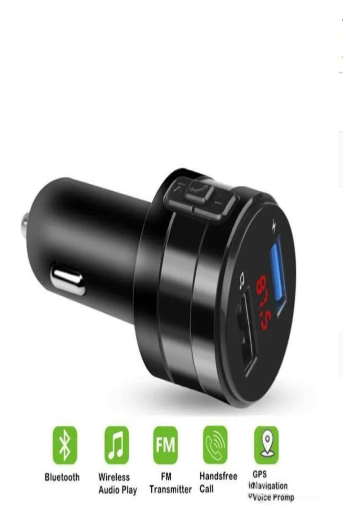 Car Bluetooth FM Transmitter Modulator 3.1A Dual USB Ports Car Charger MP3 Player Wireless o Receiver Handfree Kit5682962