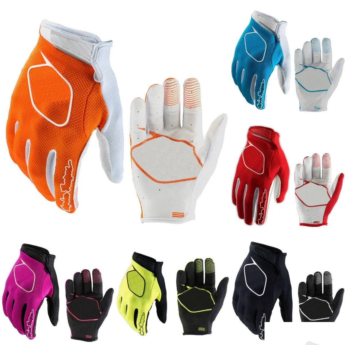 Gants de moto Motocross FL Fnger Racing VTT BMX VTT Vélo Cyclisme Équitation Sports Hommes et femmes Drop Livraison Automobiles Motorcyc Otwhq