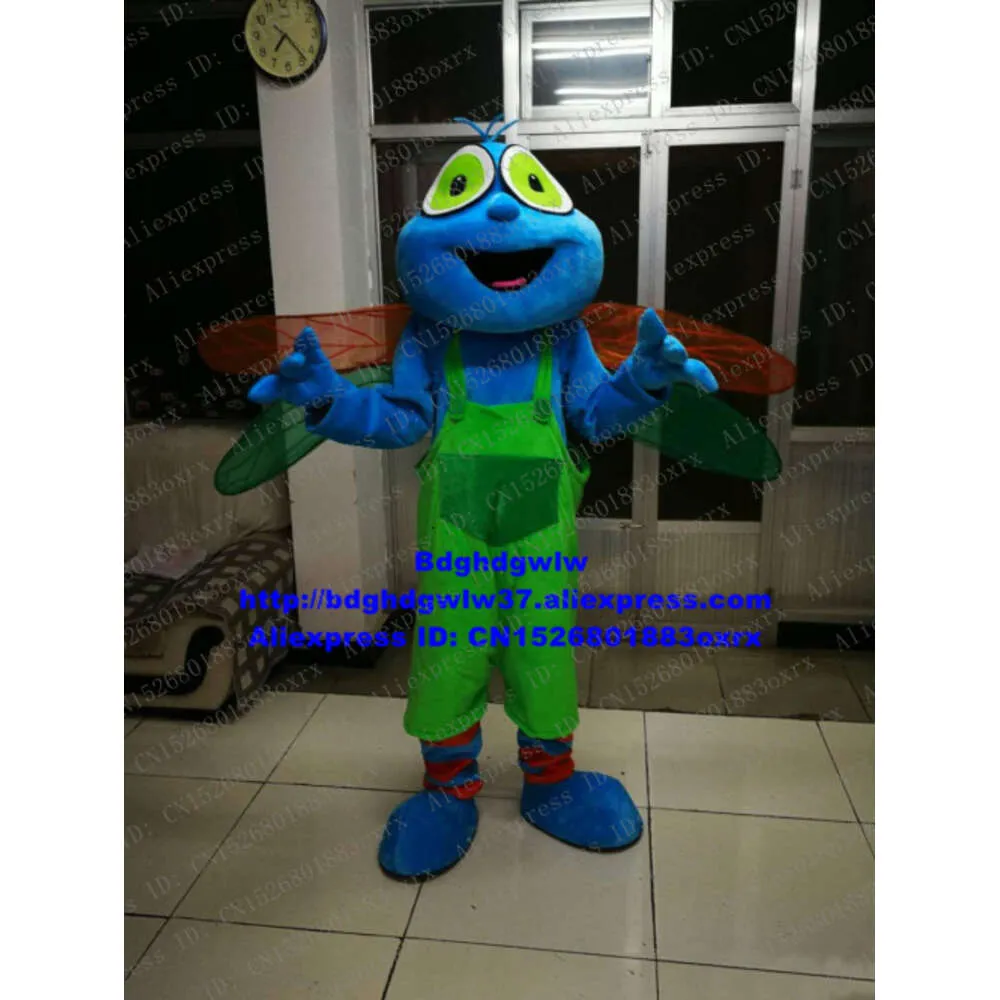 Mascot Costumes Dragoy Fly Mosca Glowworm Fireworm Firefly Insect Mascot Costume Cartoon Character Do the Honors World Exposition ZX1478