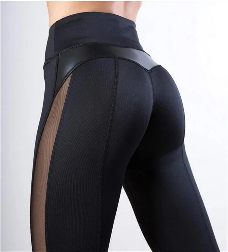 Pantaloni da yoga casual Leggings a vita alta da donna Sport Leggings da fitness da donna Allenamento Legging Maglia laterale Cuciture Yoga Leggins4932403