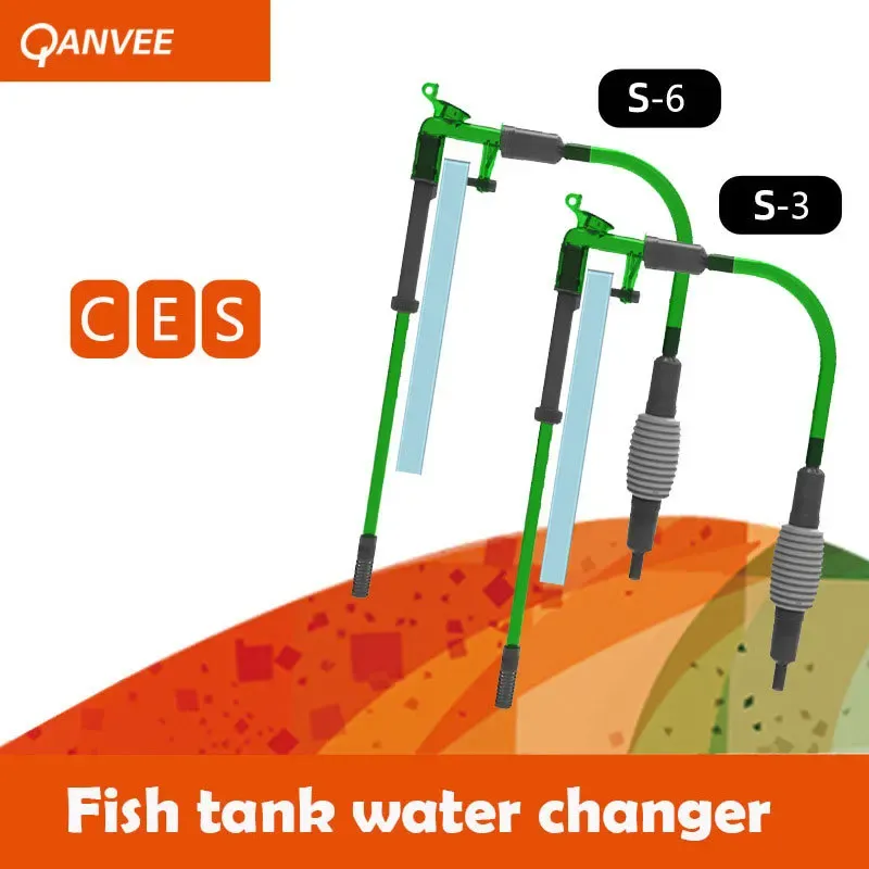 Outils Changeur d'eau Aquarium Accessoires Siphon Pipette Outils de nettoyage Akvarium Fournitures Produits Plante Fishbowl Fournitures