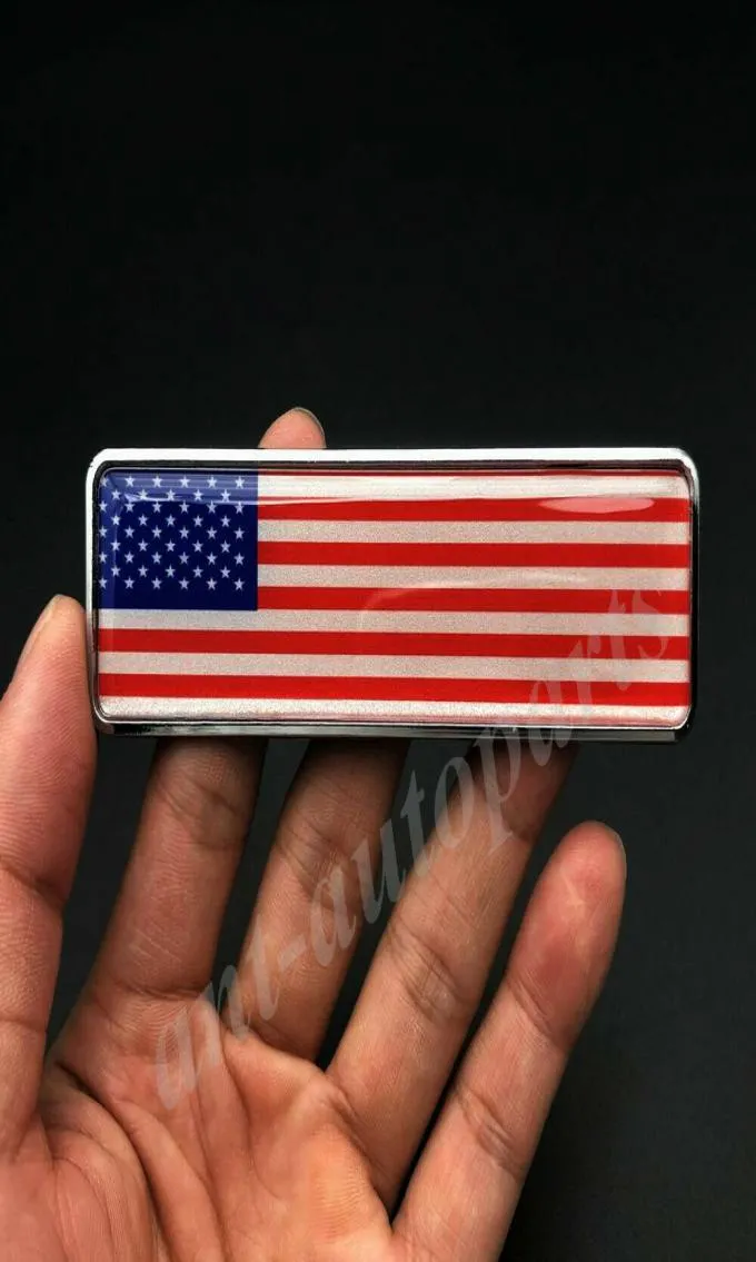 Metalen VS Amerikaanse vlag kofferbak embleem badge motorfiets sticker kuip 9301712