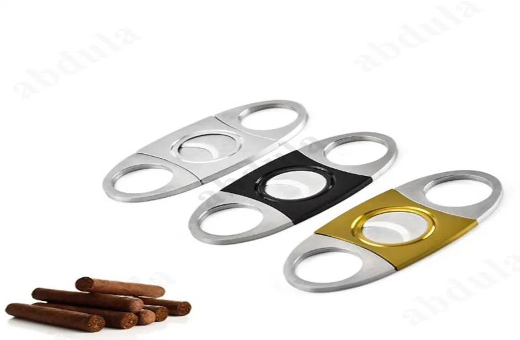 High Quality Pocket Stainless Steel Cigar Cutter Knife Double Blades Cigar Accessories Smoking Accessories 939cm Cigar Cutter 3 2010280