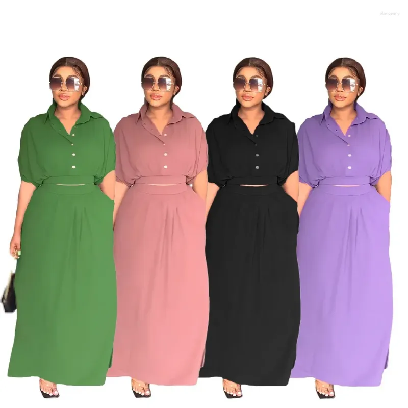 Work Dresses 2 Piece Sets Women Outfit Dress Two Set For Birthday Outfits Woman Summer 2024 Clothes