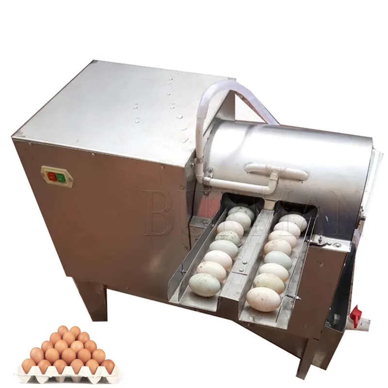 Commerciële RVS Eend Ei Wasmachine Gevogelte Eieren Reinigingsmachine
