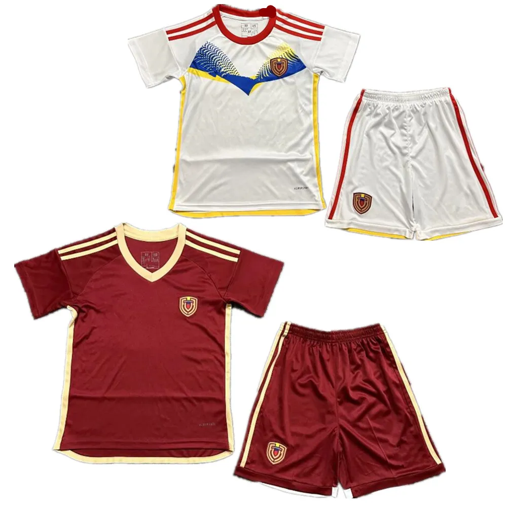 2024 25 Kids Venezuela National Team Football Jersey Personlig anpassad fotbollströjor