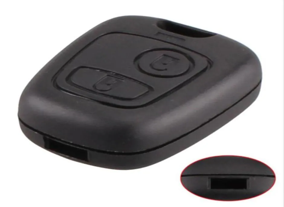 2 Knop Afstandsbediening Autosleutel Case Shell Fob Voor Citroen C1 C2 C3 Pluriel C4 C5 C8 Xsara Picasso Cover 7349450