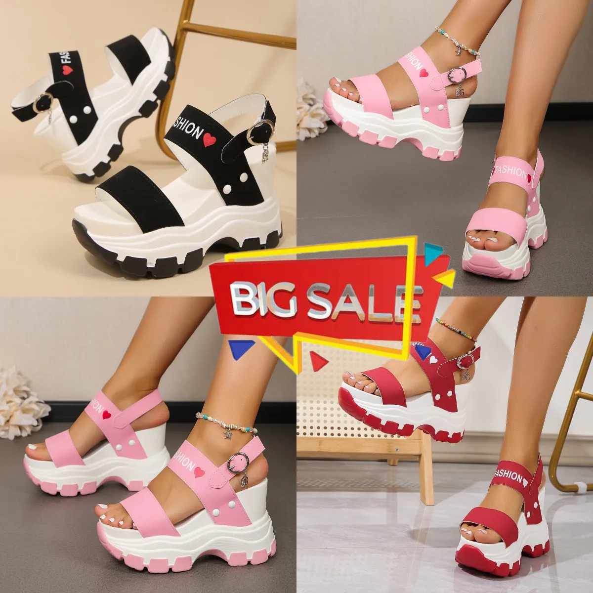 2024 Top quality Designer slippers womens summer sandals Platform Sandal platform sliders Shoes GAI low price 35-43