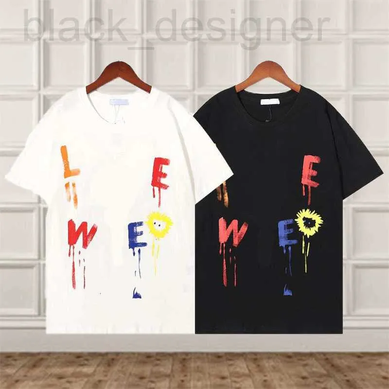 T-shirt Femme Designer Summer Femmes T-shirt T Stirts Colorful Graffiti Graphic Tee Coton Lâche Chemises à manches courtes Tendance Sweat-shirt décontracté CFXI