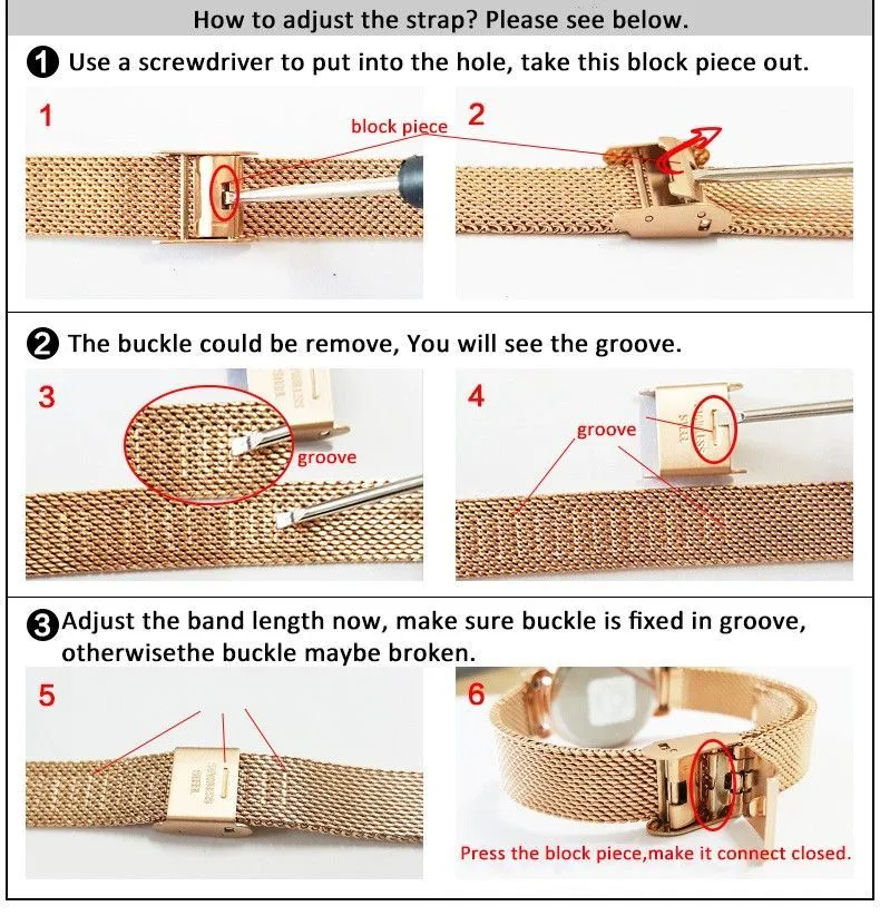 How to adjust a strap