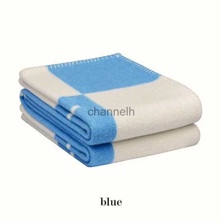 2021 nova carta cashmere cobertor de lã macia cachecol xale portátil quente xadrez sofá cama velo cobertor de malha 140-170cm 240314