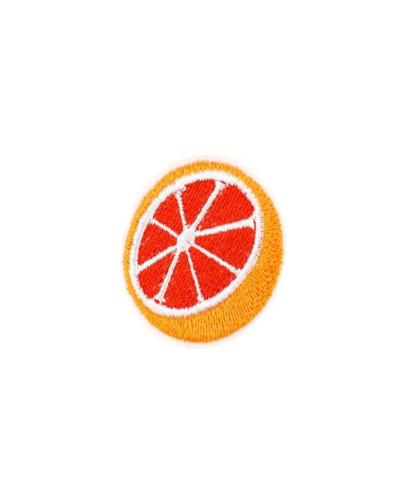 10 PCS Grapefruit Embroidered Patches for Clothing Iron on Transfer Applique Patch for Bags Jeans DIY Sew on Embroidery Sticker4038567