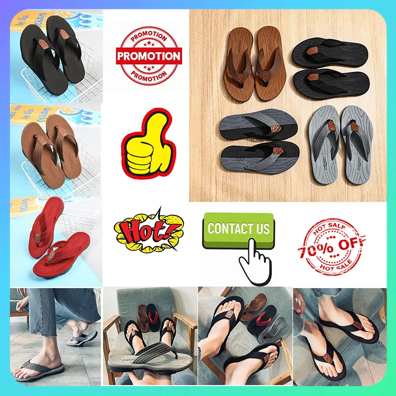 Diseñador Casual Plataforma Diapositivas Zapatillas Hombres Mujer Antideslizante Peso resistente al desgaste Transpirable Suelas súper suaves Chanclas Planas 1 Sandalias de playa GAI