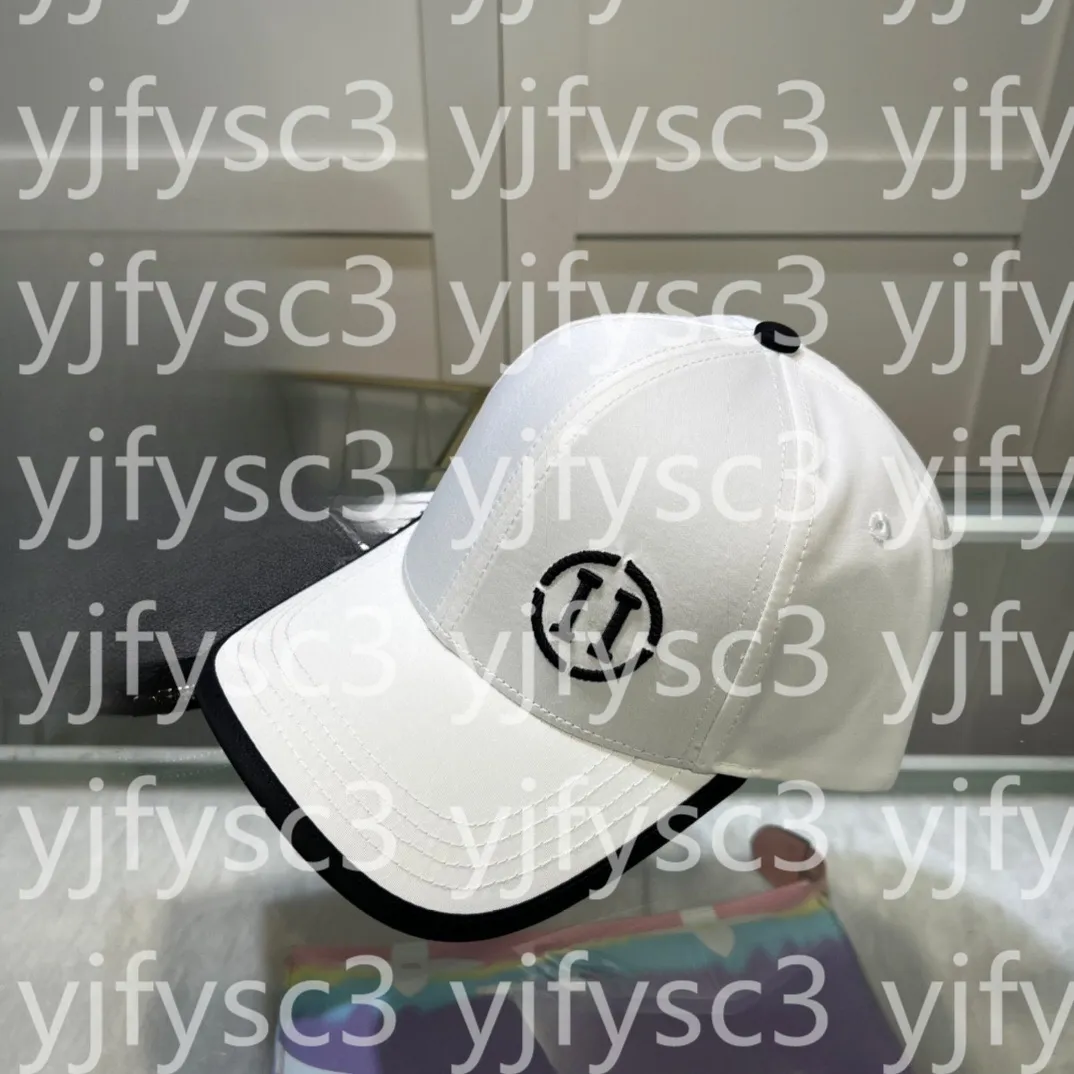 ファッション2024野球キャップデザイナーの男性帽子豪華な刺繍帽子調整可能な18色の帽子バックレター通気性ボールキャップレディースR-7
