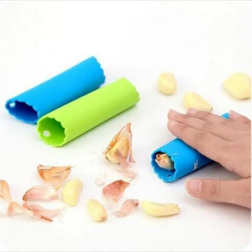 Éplucheur d'ail magique en Silicone, outil de cuisine facile, couleur goutte aléatoire GB721248F