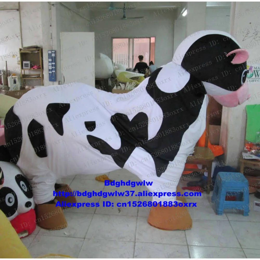 Mascot Costumes Cow Y Cattle Calf for Two Persons to Wear Mascot Costume Adult Cartoon Character Fancy High-end Company Kick-off Zx1234