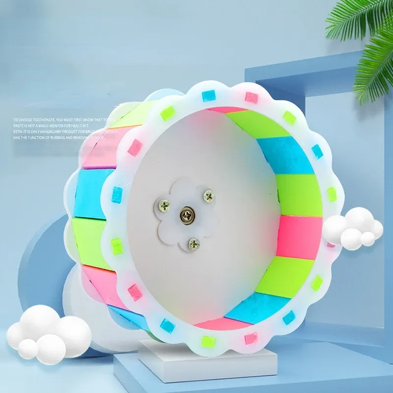 Wheels Pet Sports Wheel Hamster Disc Apport Wheel Funny Guinea Pig Chinchilla Running Wheels Pets Disc Sports Toy