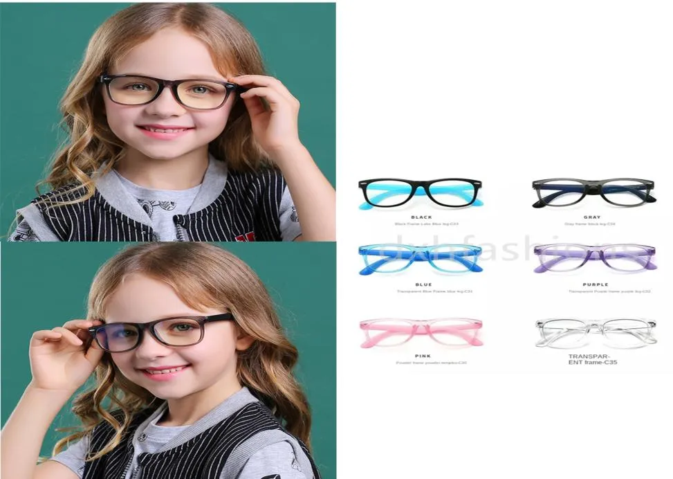 Lunettes de soleil souples en Silicone pour garçons et filles, mignonnes lunettes de soleil transparentes, mode d'été pour enfants, lumière antibleue et Protection UV Vintage8584904