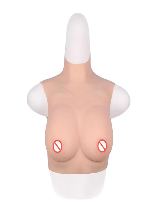 BCDEG Cup Realistic Huge Fake Boobs tits Artificial Silicone Breast Forms Bodysuit For Crossdresser Dragqueen Shemale Trandsgende5599926