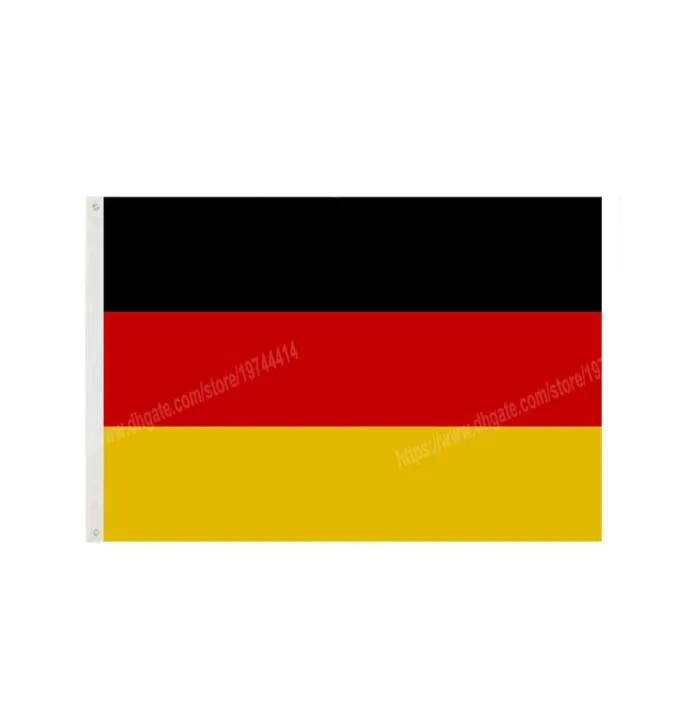 Niemcy Flagi National poliester Banner Flying 90 x 150 cm 3 5 stóp Flaga na całym świecie na całym świecie można dostosować 7387911