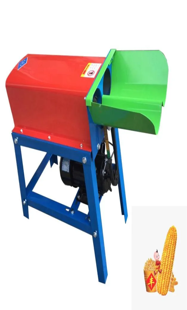 Farm Electric Corn Thresher Machine Ny rostfritt stål Färsk majs SHOLER MASKER MAINE TRESHER CORN -bearbetningsmaskin6917960