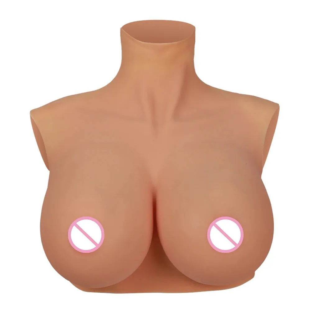 Crossdresser Silicone Donne finte corpo Boobs Forme del seno Versione leggera Cosplay sottile Drag queen Cross medicazione 240313