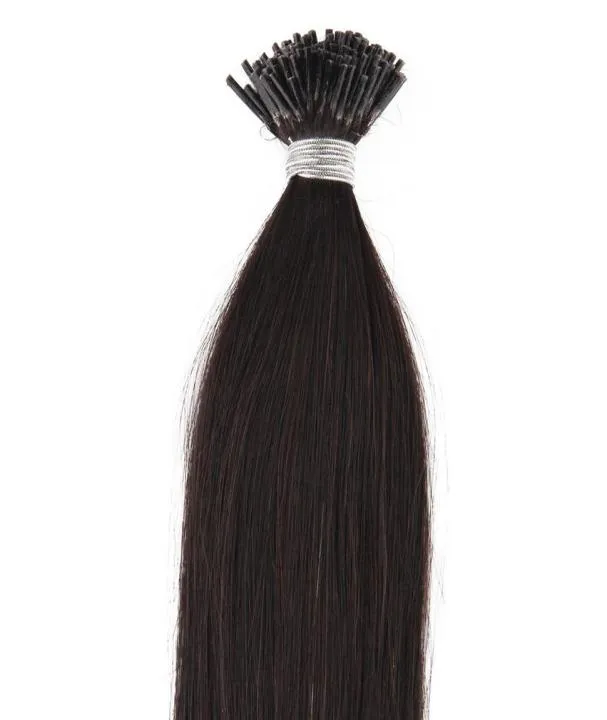 Raka obearbetade peruanska iTip Human Hair Extensions Brasilianskt hårhår Förbundna hårförlängningar 50 gram för Sal321E8789659