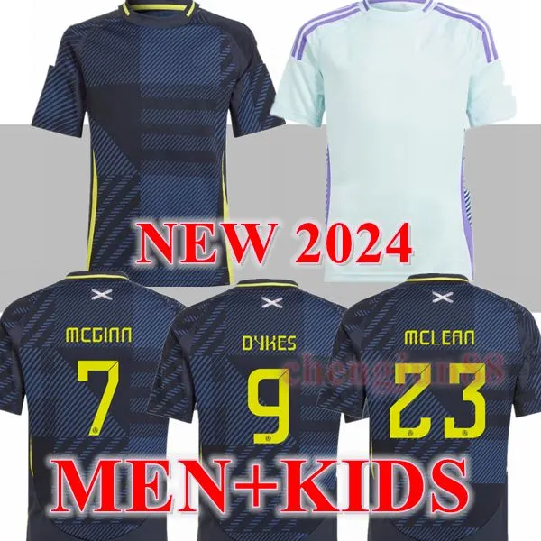 2024 2025 Écosse Home Away Soccer Jerseys Special Edition McGinn Tierney McTominay Football Shirt 24 25 Christie McGregor Kids Kit Robertson 150e anniversaire