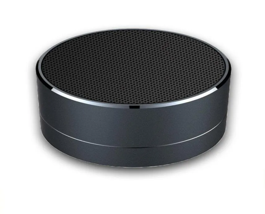 Mini alto-falantes portáteis A10 Bluetooth Speaker mãos sem fio com slot FM LED Audio Player para MP3 Tablet PC em Box6629908