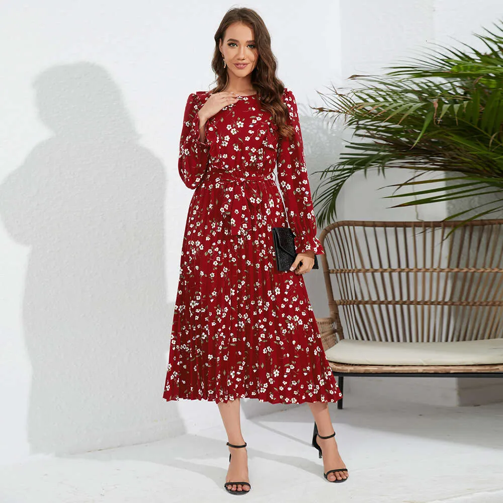 Womens New Ruffle Edge 100 Pleated Round Neck... From Dongdumaoyi, $24.06 |  DHgate.Com