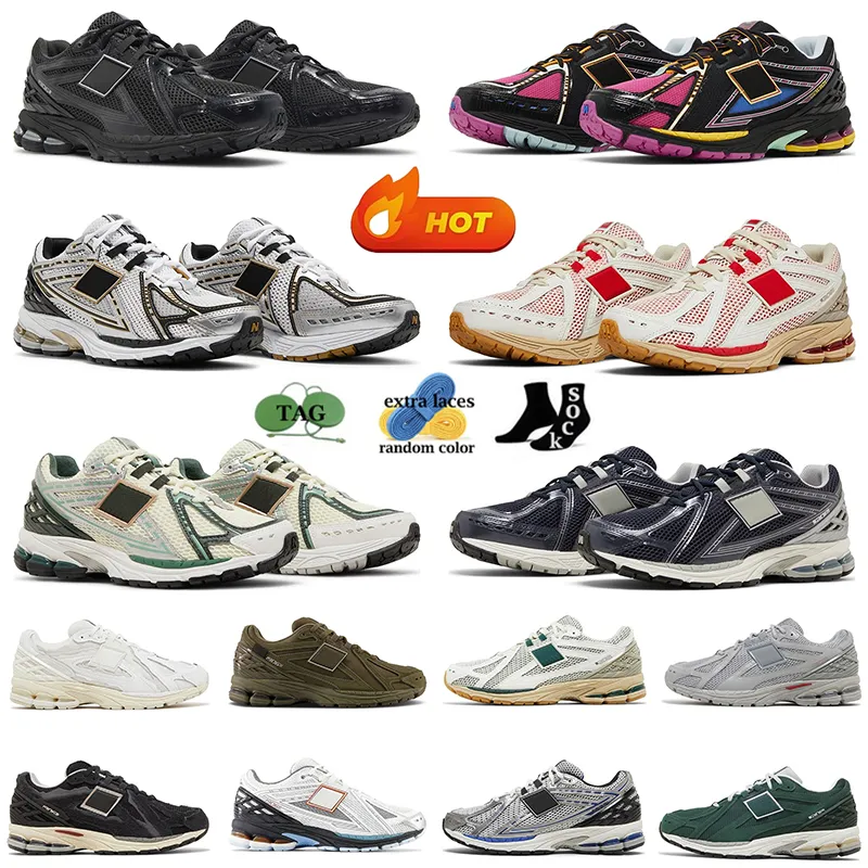 Nuovo prodotto scarpe da corsa per uomo donna 1906 sneakers firmate Protection Pack Triple Nero Bianco Tortora Verde Sale marino uomo donna scarpe da ginnastica sportive all'aperto