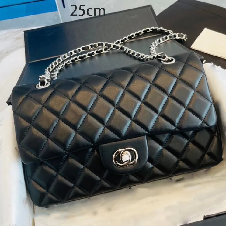 Mode kvinnor kvalitet väska påse diamant gitter crossbody designer klassisk väska cf väska axel väska handväskan hobo väskor caviar designer flap fmhr