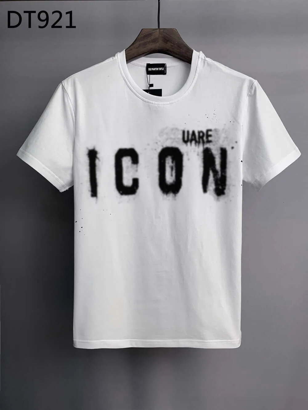 Designer DSQ PHANTOM TURTLE T-shirts pour hommes 2024 Nouveaux hommes T-shirt Italie Mode T-shirts T-shirt d'été Mâle doux et confortable 100% Couverture en coton Remise