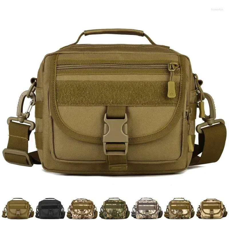 Tas Tactische Crossbody Militair Nylon Leger Handtassen Molle Schouder Camouflage Outdoor Man Wandelen Camping Portemonnees