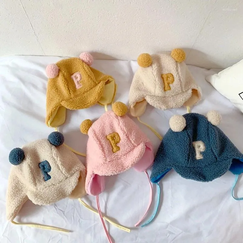 Berets Kinder Hut Herbst Winter Koreanische Ins Wolle Jungen Und Mädchen Baby Niedlichen Schnuller Warme Pullover Gestrickte