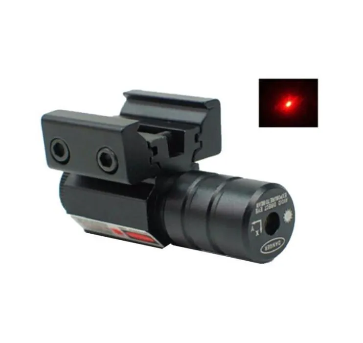 Tactische Laser Pointer High Power Red Dot Scope Weaver Picatinny Mount Set Voor Gun Rifle Pistol S Airsoft Riflescope