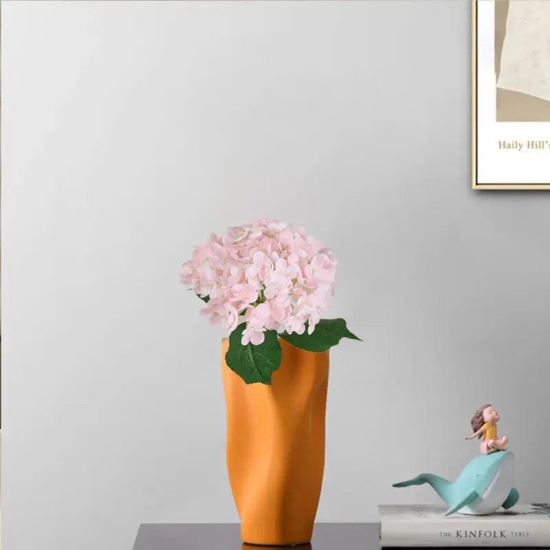 Decorative Flowers Creative Faux Hydrangea Exquisite Details Silk Non-fading Home Decoration Artificial Stem